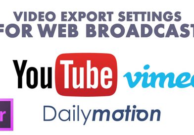 Adapted video rendering settings for best web broadcast