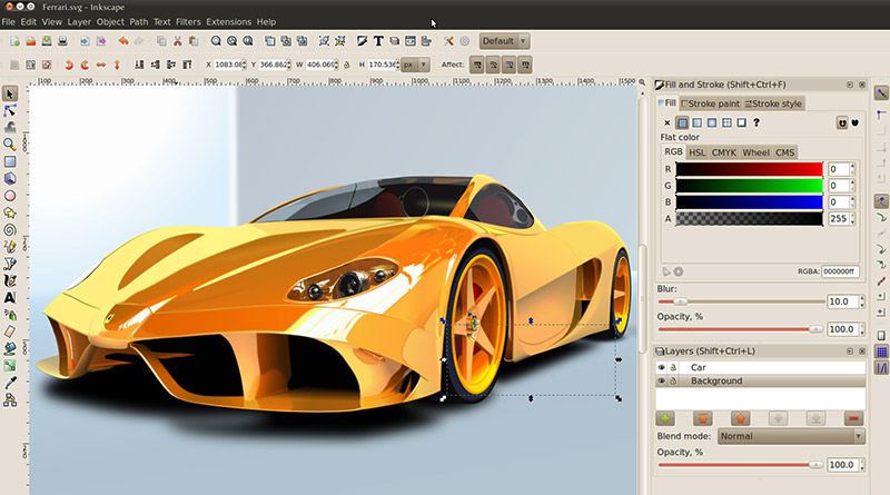 Best free design software Inkscape