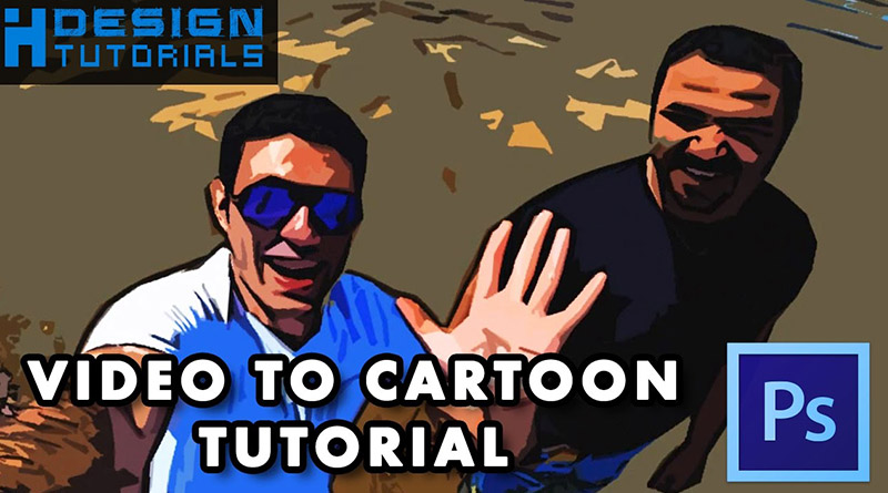 Convert videos to cartoon in Photoshop cc 2017