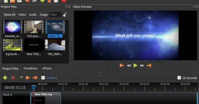 OpenShot free Video Editor