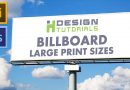 prepare graphics and images for huge billboard print sizes