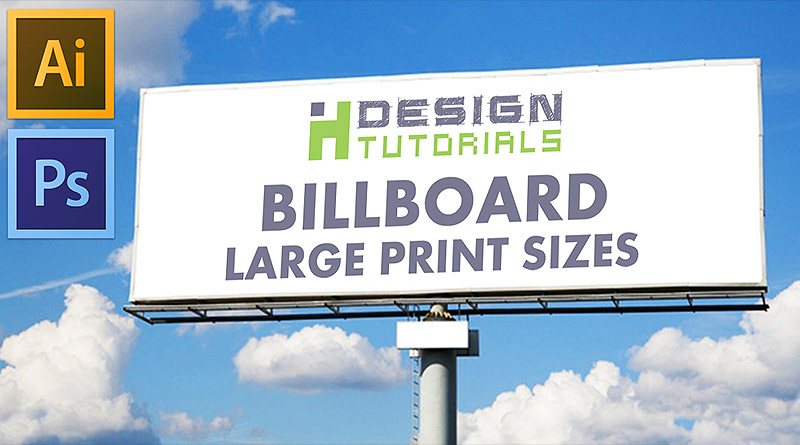 prepare graphics and images for huge billboard print sizes