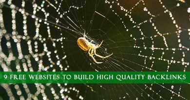 9 free websites to build high quality backlinks